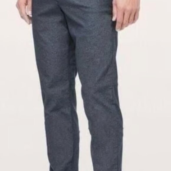 Men's Lululemon Heathered Deep Navy ABC Pants - 32 - Picture 1 of 3